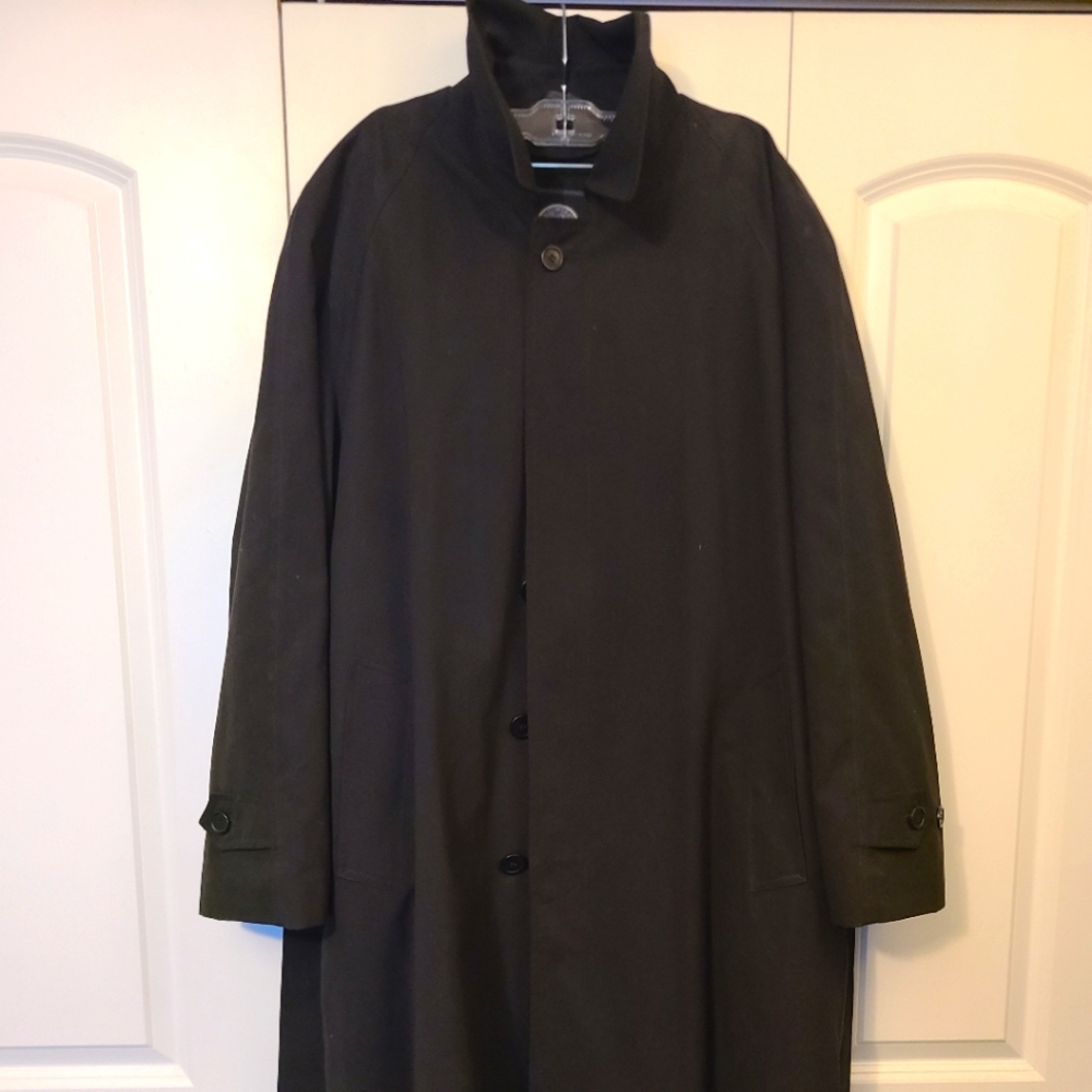 Weatherproof Men's Black Trench Coat 40R